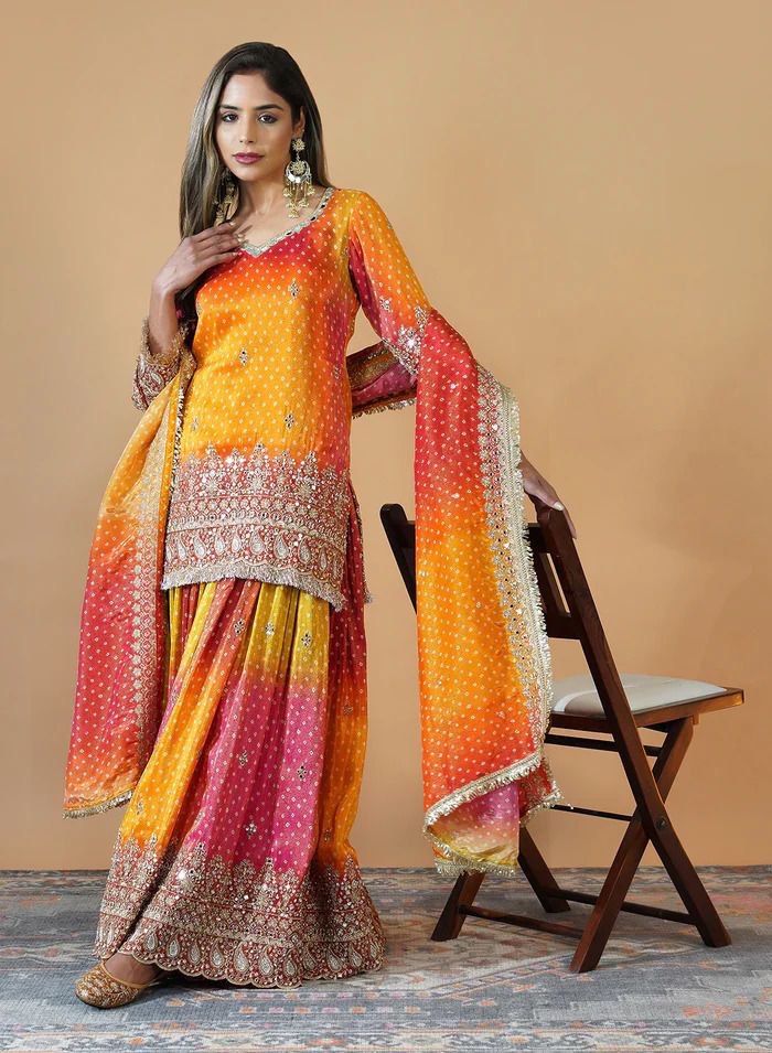 Stunning Chinon Silk Palazzo Set