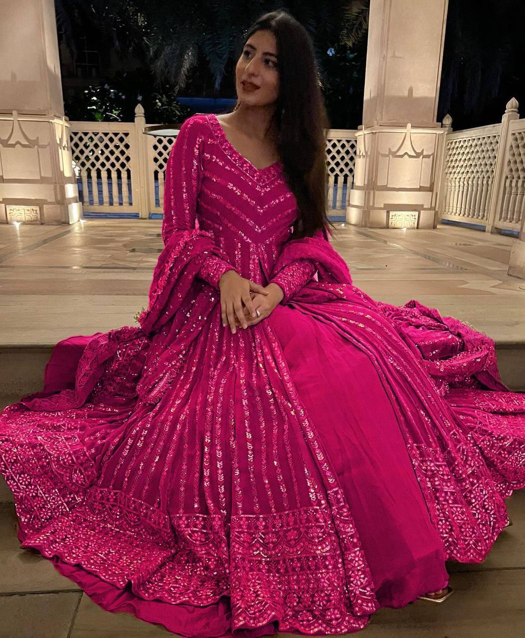 Exquisite Fox Georgette Lehenga Choli Set Timeless Elegance & Grace