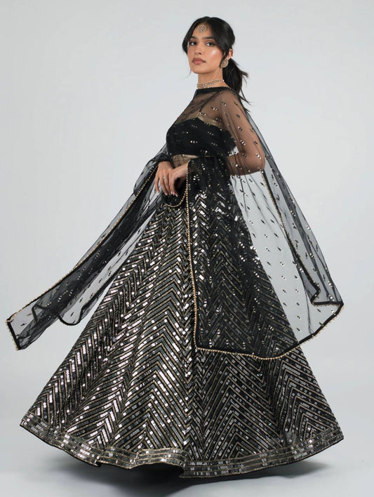 Premium Wedding Lehenga for Women Georgette Fabric with Sequins Detailing